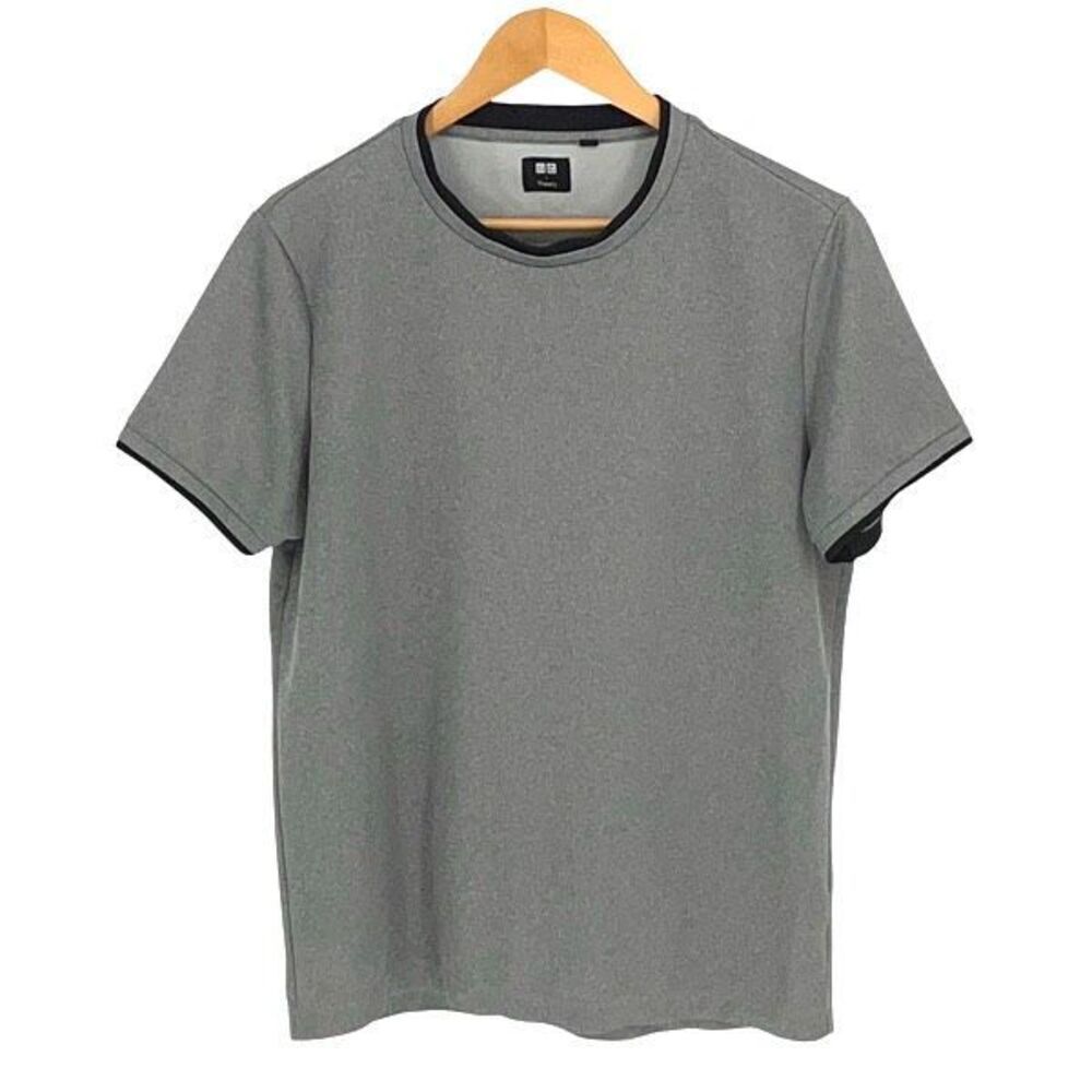 Uniqlo X Theory‎ Short Sleeve Crew Neck Active  T-Shirt Size  XL Gray